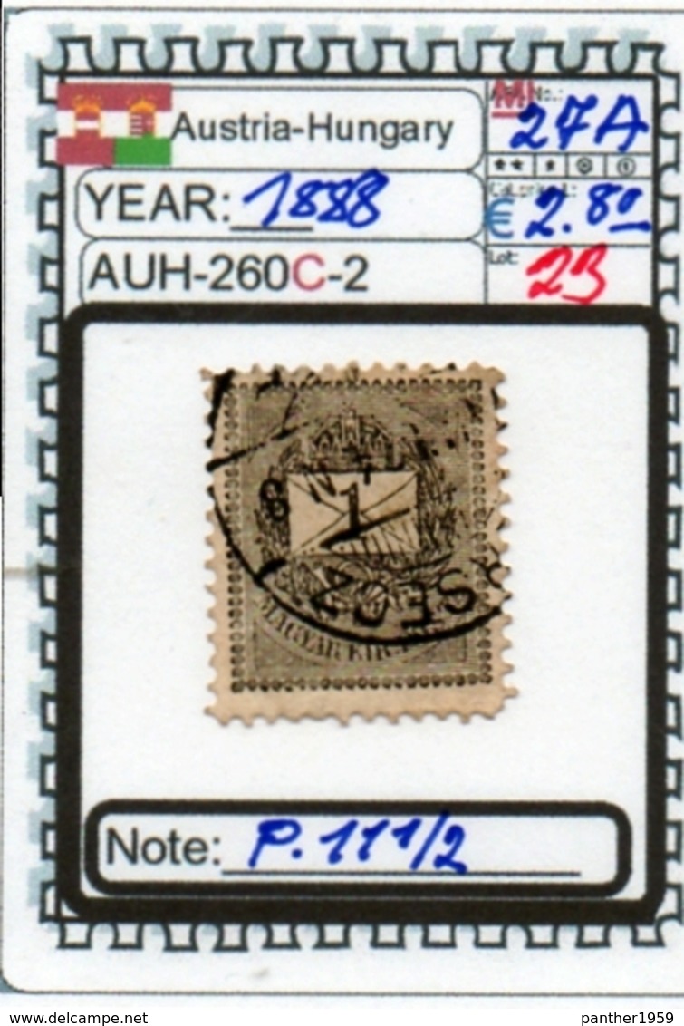 EUROPE-#AUSTRIAN-HUNGARY EMPIRE#CLASSIC#1867>#(AUH-260C-2 (23) - Gebraucht