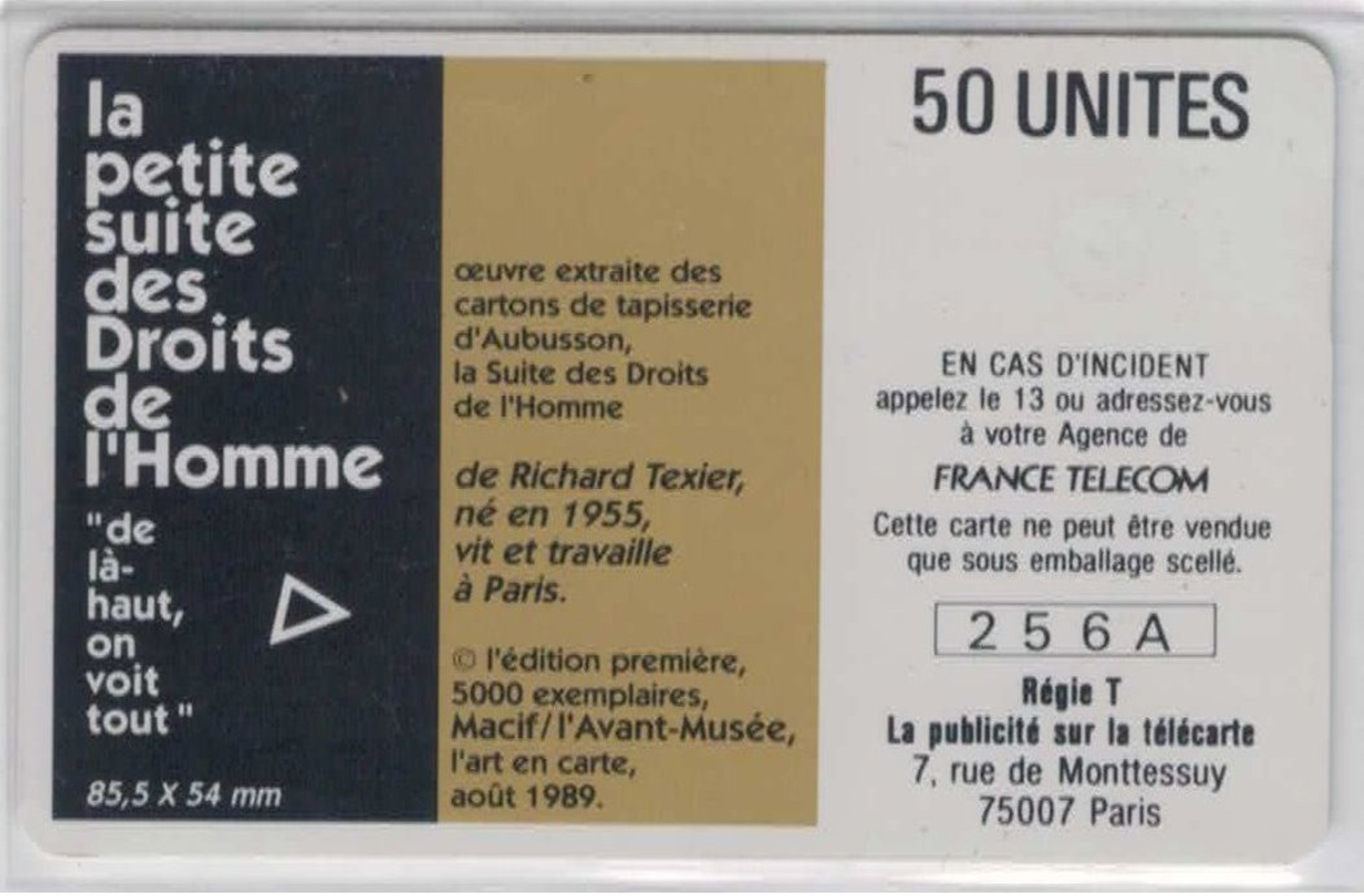 A SAISIR - F85 A à G - Petite Suite Des Droits De L'Homme - Neuves Sans Blister - Voir Scans Et Description - 1989