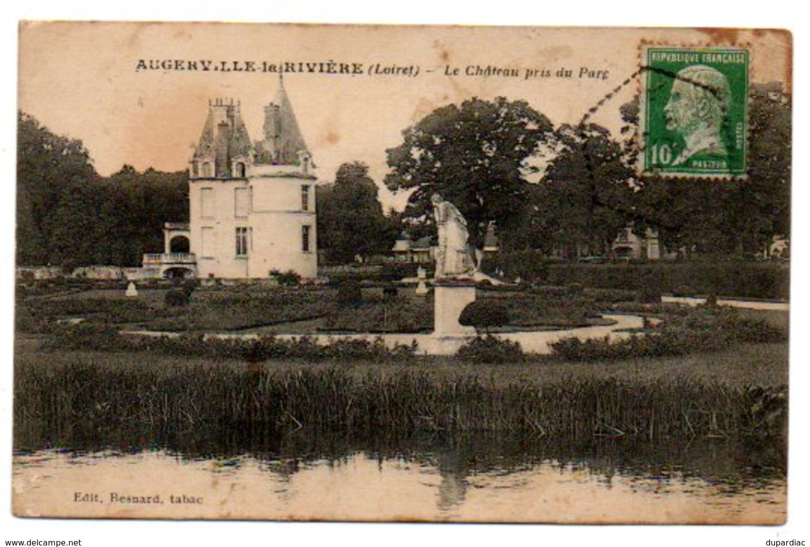 45 - Loiret /  AUGERVILLE -la- RIVIERE -- Le Château Pris Du Parc. - Autres & Non Classés