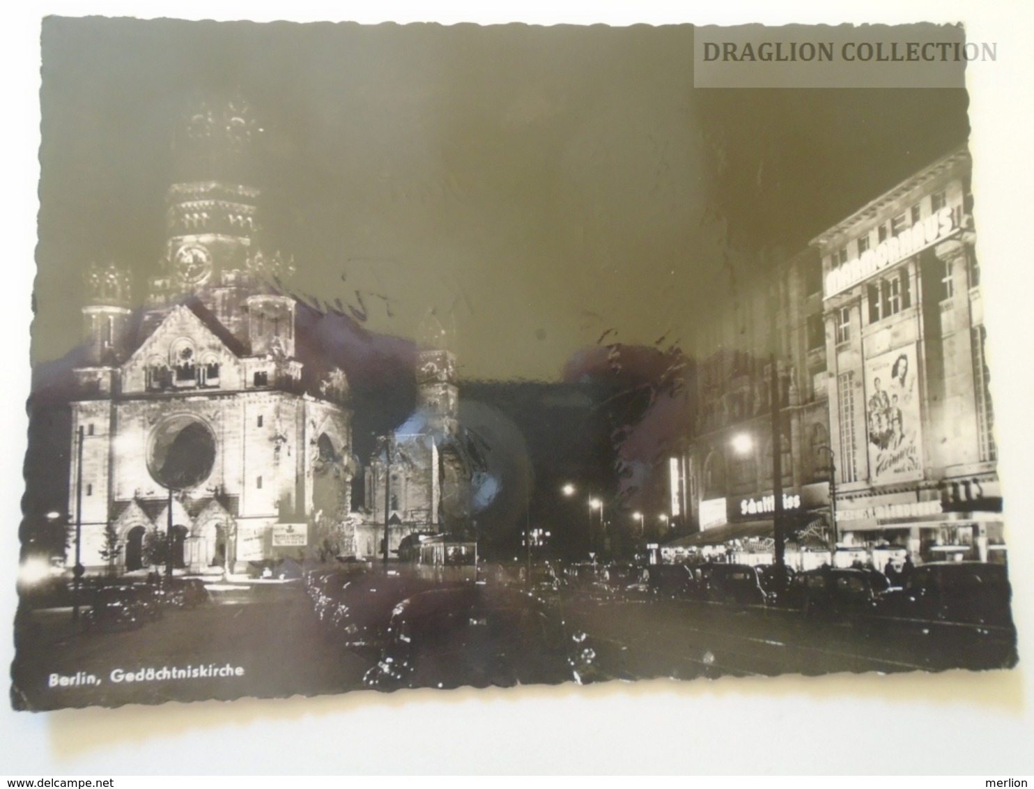 D164197 Deutschland - Berlin  Gedächtniskirche  U-Bhf. Zoo Autobus -Lot Of 4 Postcards - Otros & Sin Clasificación