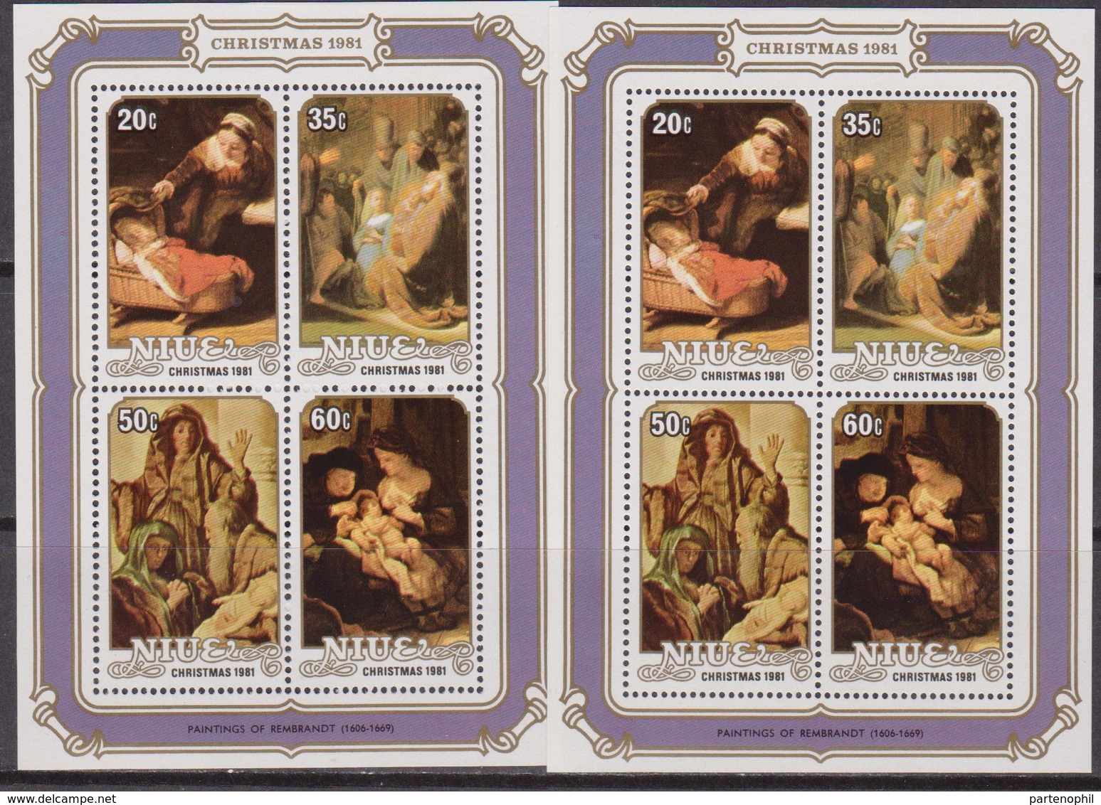 Niue - 1981 Natale Noel Navidad Christmas Set MNH - Natale