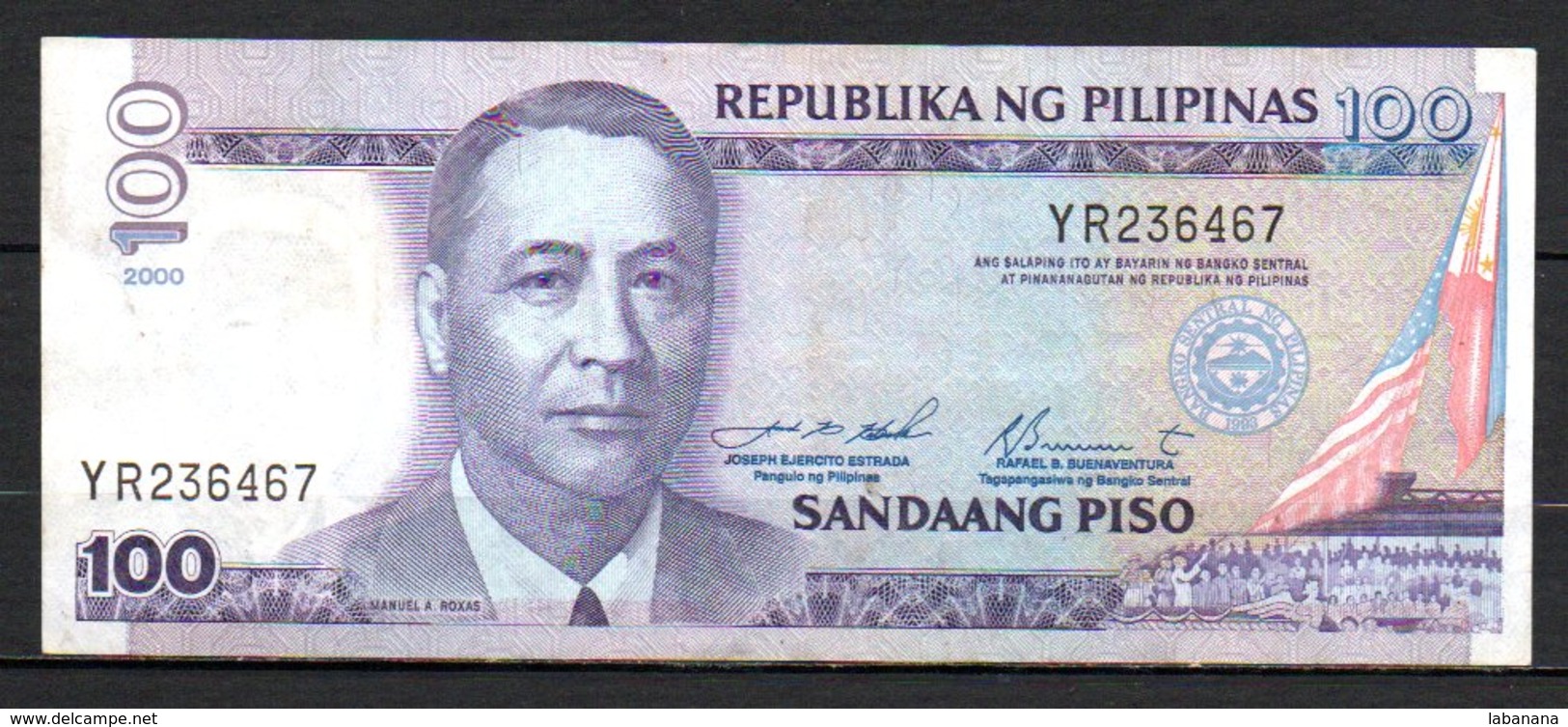 624-Philippines Billet De 100 Piso 2000 YR236 - Philippines