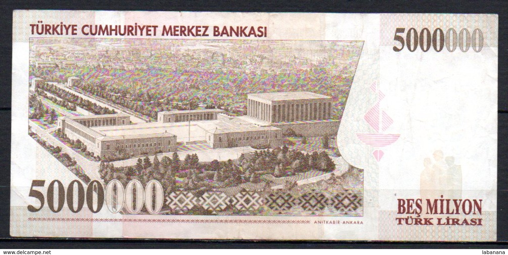 624-Turquie Billet De 5 000 000 De Lira 1997 M30 - Turquie