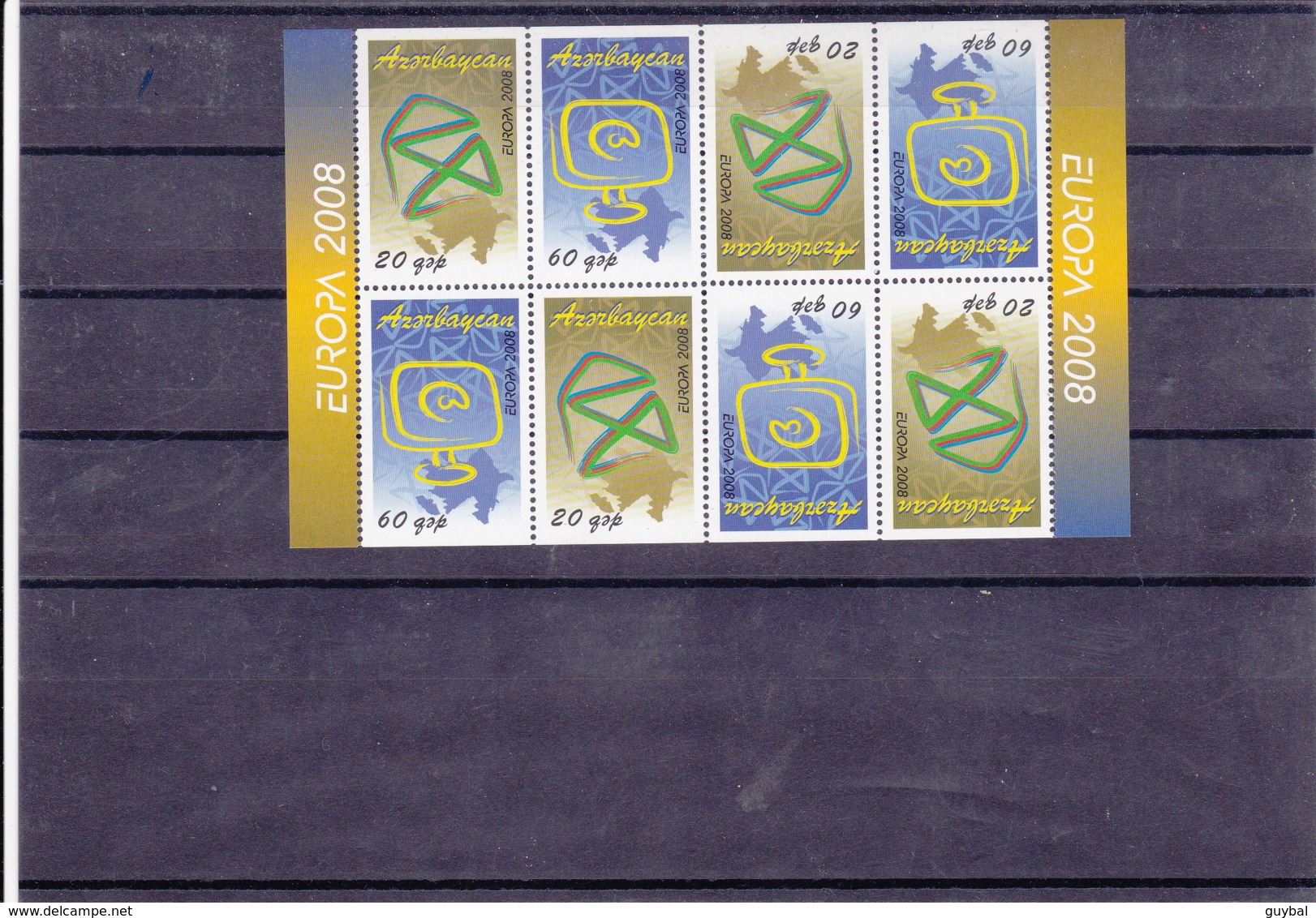 Azerbajan - Azerbaijan - Azerbaïdjan - Europa Cept - 2008 - YT N°611 Et 612** Mini Feuillet - 2008