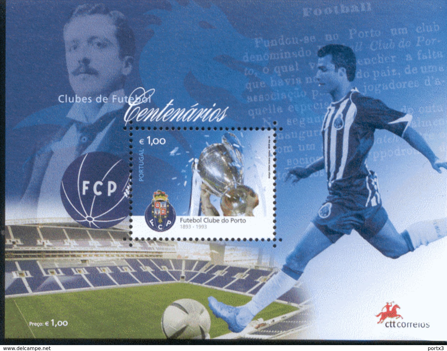 Por. Block 233 - 235 Fußballvereine  ** MNH Postfrisch - Hojas Bloque