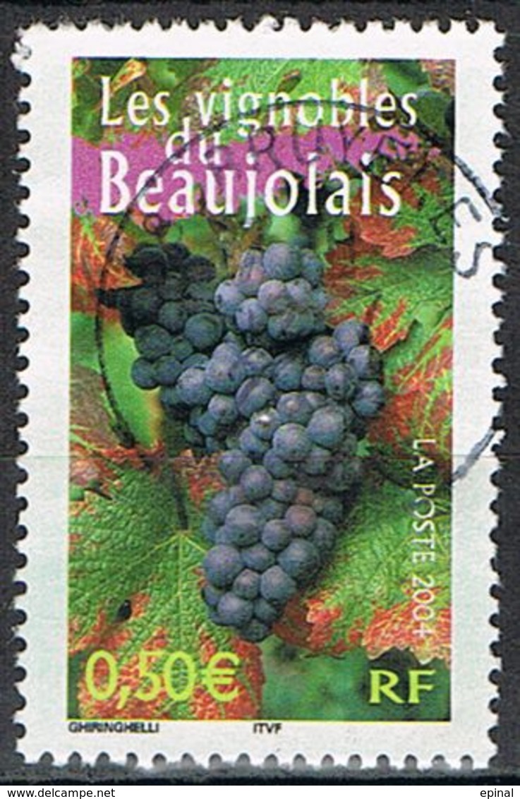 FRANCE : N° 3648 Oblitéré "TàD Rond" (La France à Vivre : Les Vignobles Du Beaujolais) -PRIX FIXE - - Oblitérés