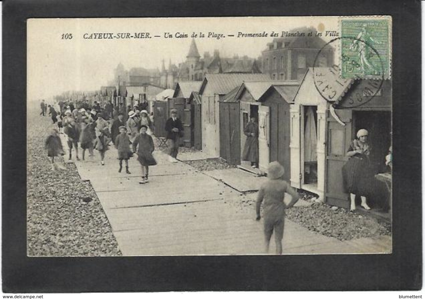 CPA Somme 80 Cailleux Sur Mer Circulé - Cayeux Sur Mer