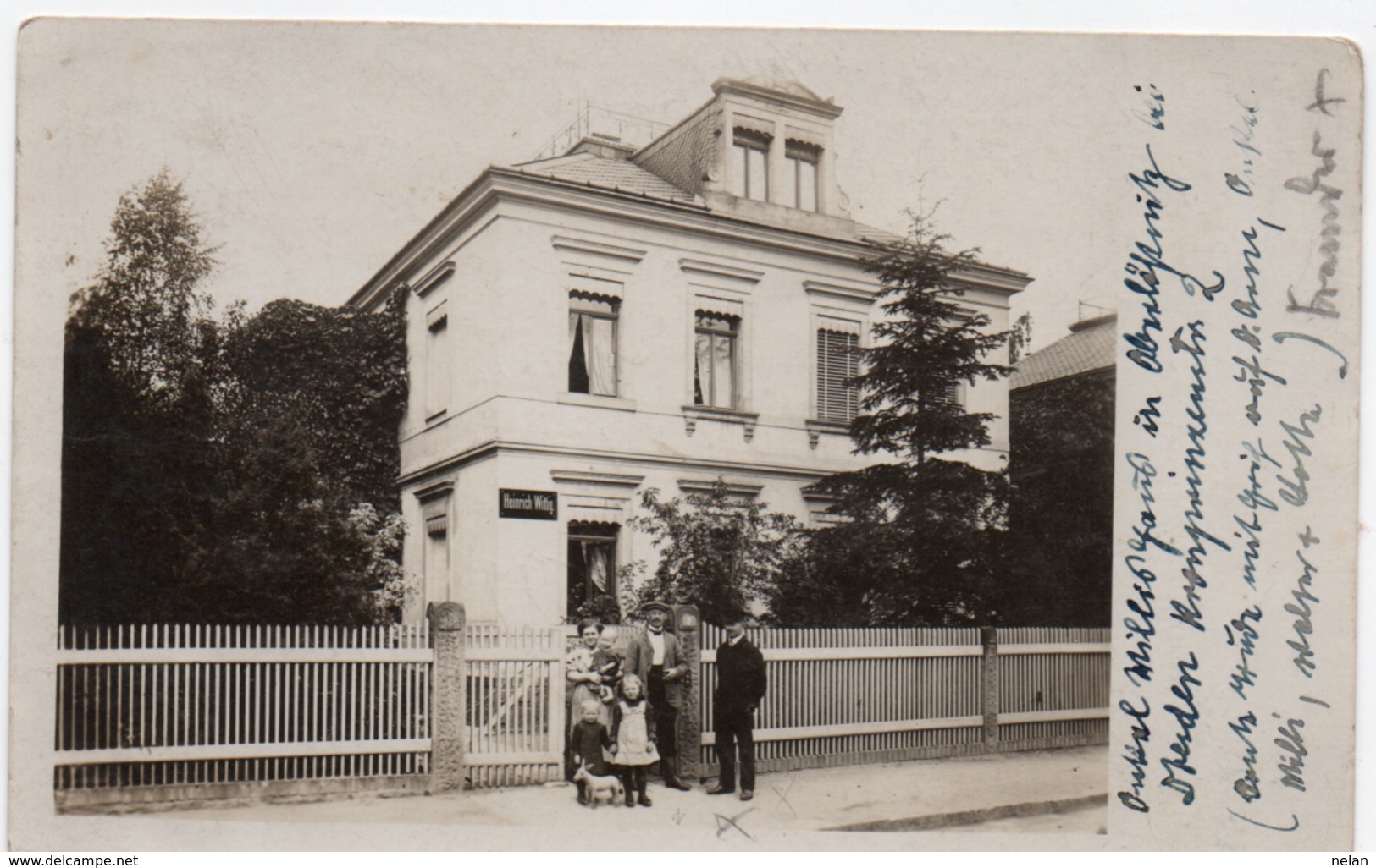 DRESDEN-HEINRICH WITTIG HAUS-VIAGGIATA 1911 - Dresden