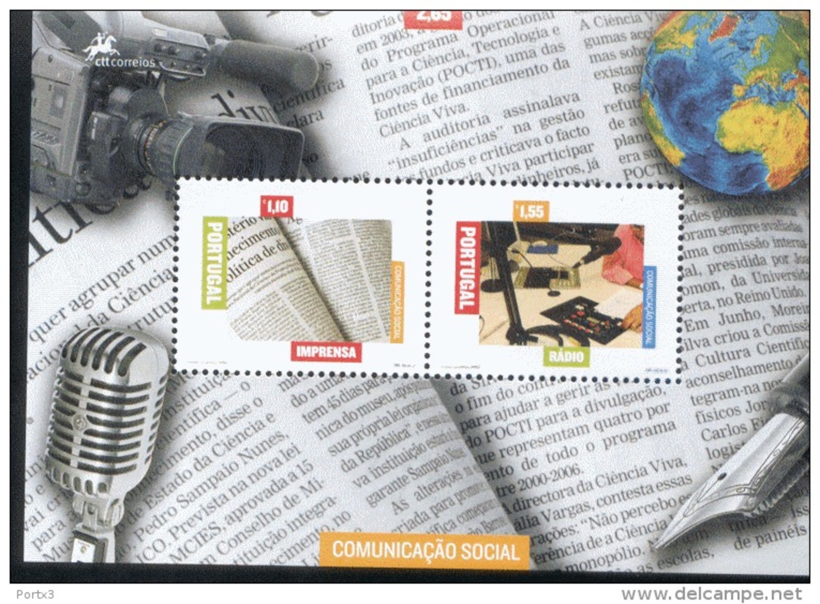 Por. Block 227 - 228  Medien ** MNH Postfrisch - Hojas Bloque