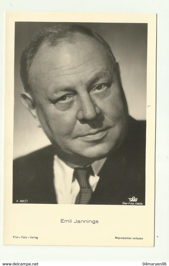 -EMIL  JANNINGS .* "" Film  Foto   .""-- Verlag - Artistes