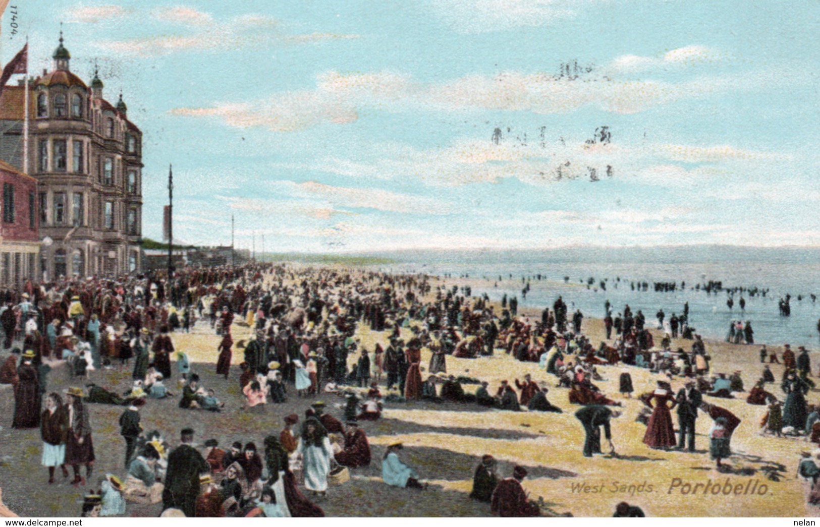 WEST SANDS-PORTOBELLO-VIAGGIATA 1913 - Midlothian/ Edinburgh