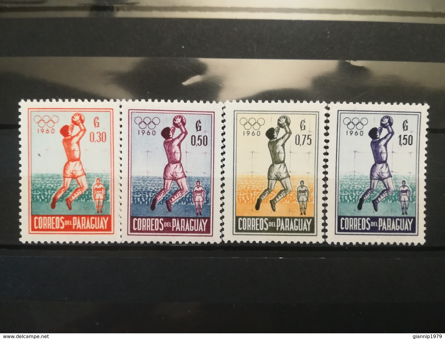 FRANCOBOLLI STAMPS PARAGUAY 1960 MNH** NUOVI SERIE COMPLETA OLYMPIC GAMES GIOCHI OLIMPICI ROMA - Paraguay