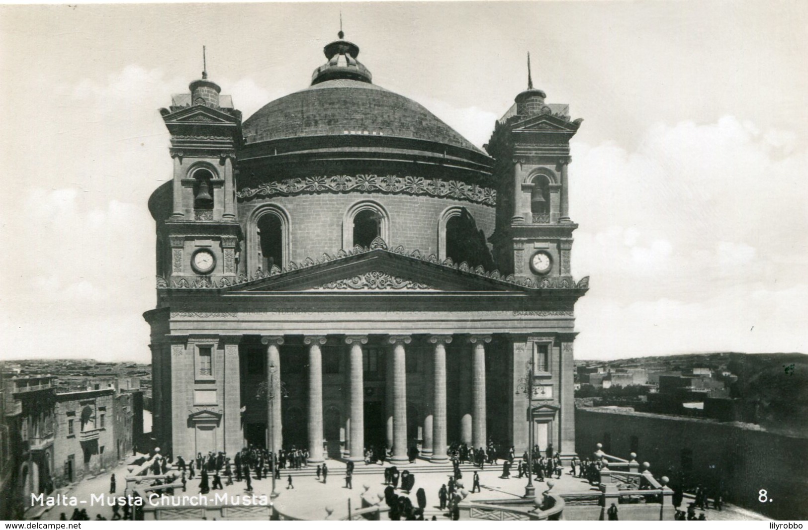 MALTA - Musta Church Musta - RPPC - Malta