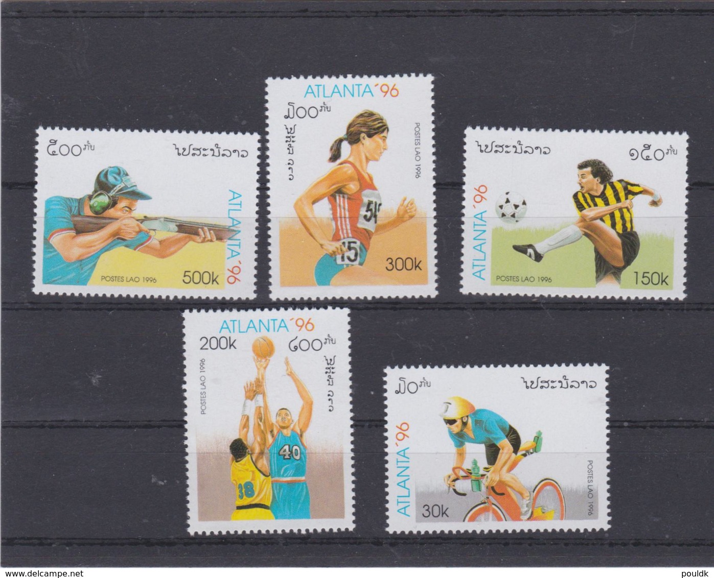 Laos 1996 Olympic Games Atlanta 5 Stamps MNH/** (H54) - Summer 1996: Atlanta