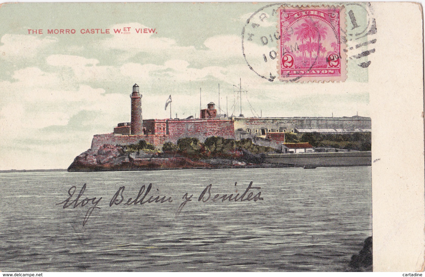 CUBA - Habana - The Morro Castle W. Et View  - 1908 - Cuba