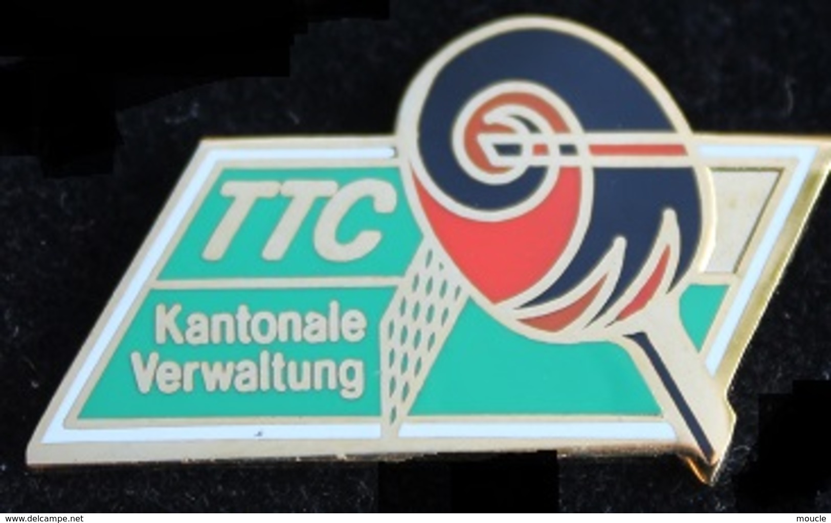 CLUB DE TENNIS DE TABLE SUISSE ALLEMAND - RAQUETTE - TTC - SELECTION CANTONALE BALOISE - KANTONALE VERWALLUNG- (ROSE) - Tenis De Mesa