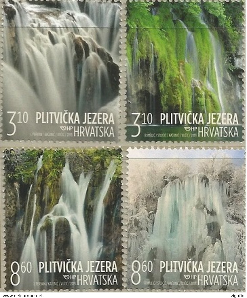 HR 2019-1397-400, CROATIAN TURISAN - PLITVICE LAKES, CROATIA HRVATSKA, 1 X 4v, MNH - Croatie