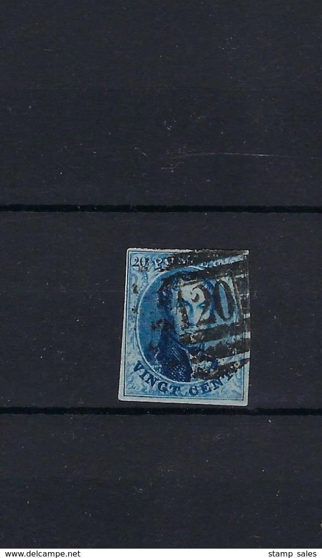 N°11 GESTEMPELD P120 8B Tournai MET 4 MARGES COB € 10,00 + COBA € 2,00 SUPERBE - 1858-1862 Médaillons (9/12)