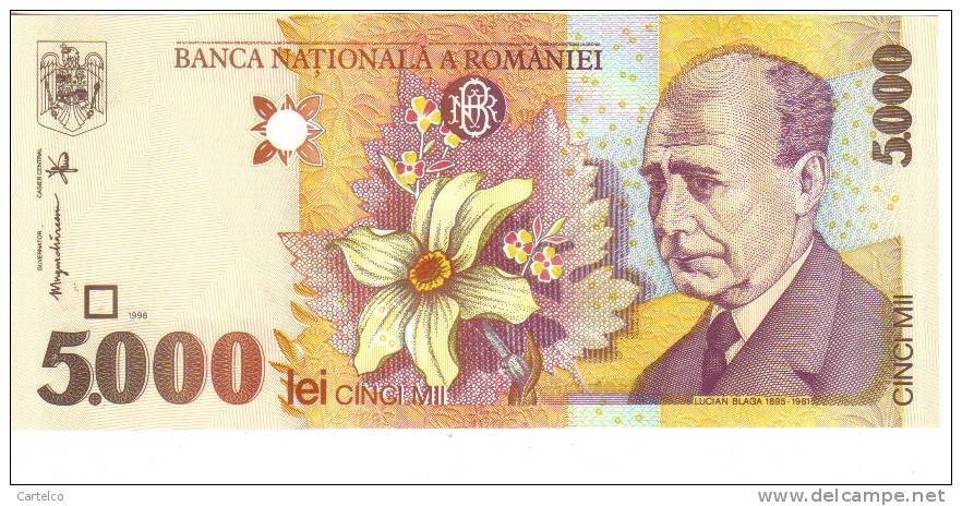 Romania 5000 Lei 1998 Uncirculated - Romania