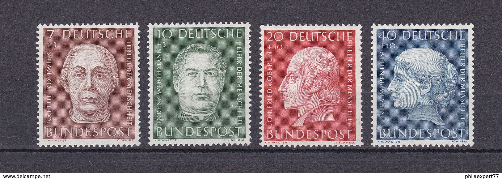 BRD - 1954 - Michel Nr. 200/203 - Postfrisch - 55 Euro - Nuevos