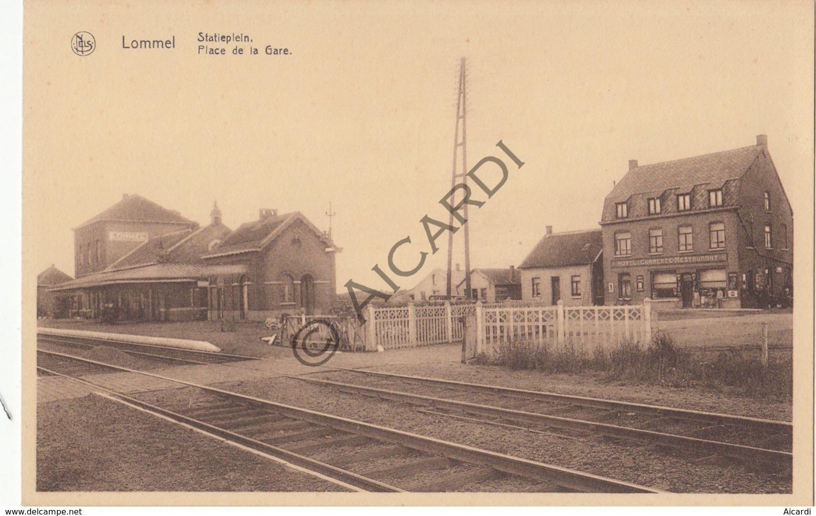 Postkaart/Carte Postale LOMMEL Statieplein  (C528) - Lummen