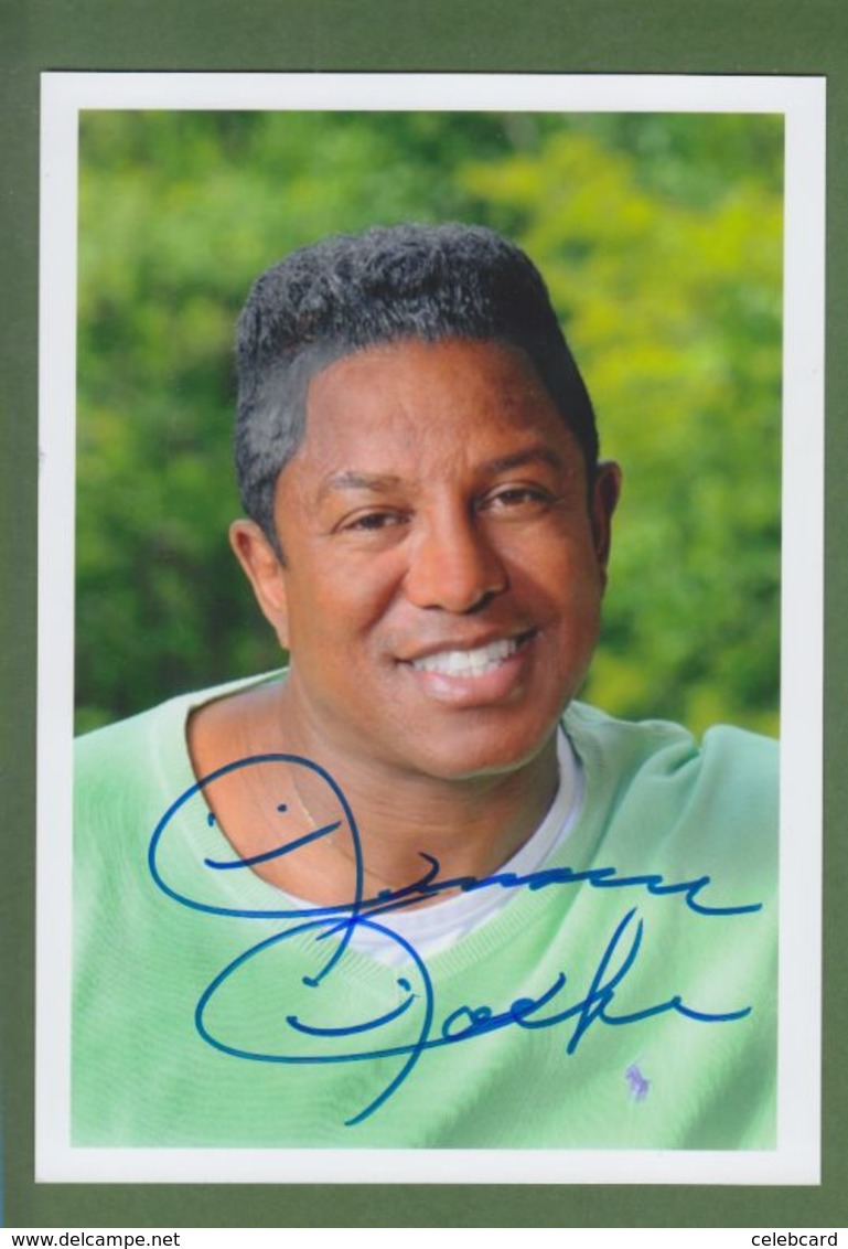 JERMAINE JACKSON  AUTOGRAPH / AUTOGRAMM   In Person Signed Glossy Photo 13/18 Cm - Sonstige & Ohne Zuordnung