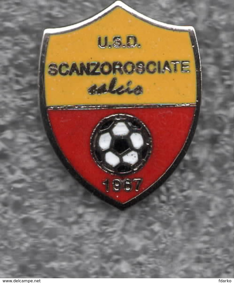 USD Scanzorosciate Bergamo Calcio Distintivi FootBall Sport Pins - Calcio