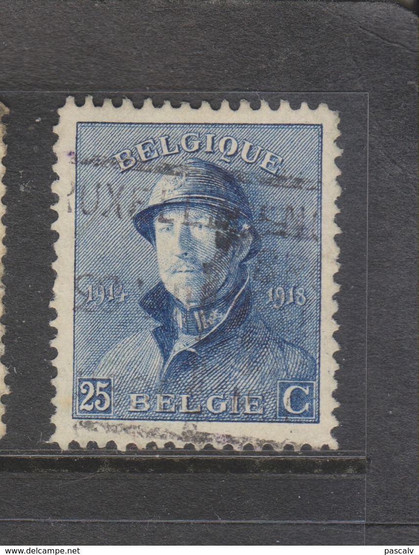 COB 171 Oblitération Chemins De Fer BRUXELLES (Nord) - 1919-1920  Cascos De Trinchera
