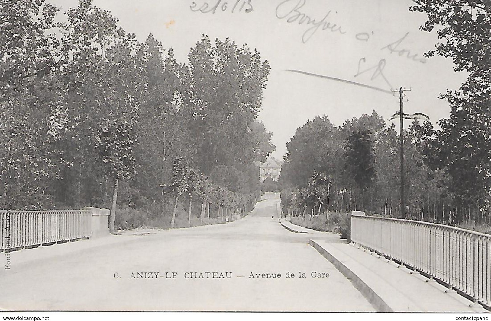 ANIZY Le CHÂTEAU ( 02 ) - Avenue De La Gare - Autres & Non Classés