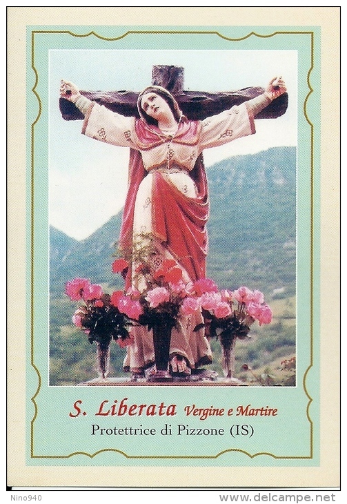 S. LIBERATA V. E M. - PIZZONE (IS) -  Mm.80 X 115 - SANTINO MODERNO - Religion & Esotérisme