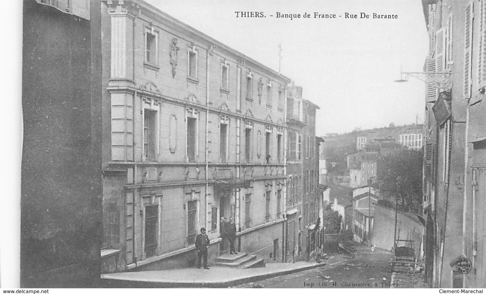 BANQUE DE FRANCE - THIERS : Banque De France, Rue De Barante - Tres Bon Etat - Banken