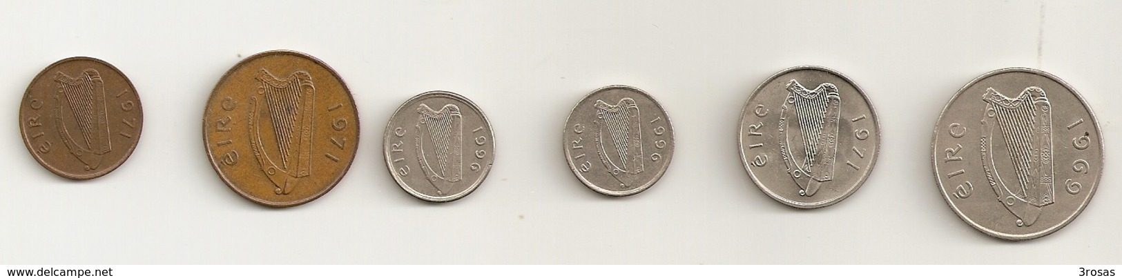 Irlande Ireland 1p To 10p - Irlanda