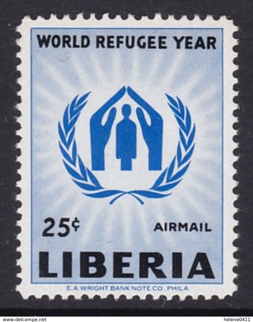 TIMBRE NEUF DU LIBERIA - ANNEE MONDIALE DU REFUGIE N° Y&T PA 120 - Refugees