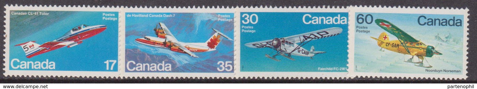 Canada  - Airplane Set MNH - Nuovi