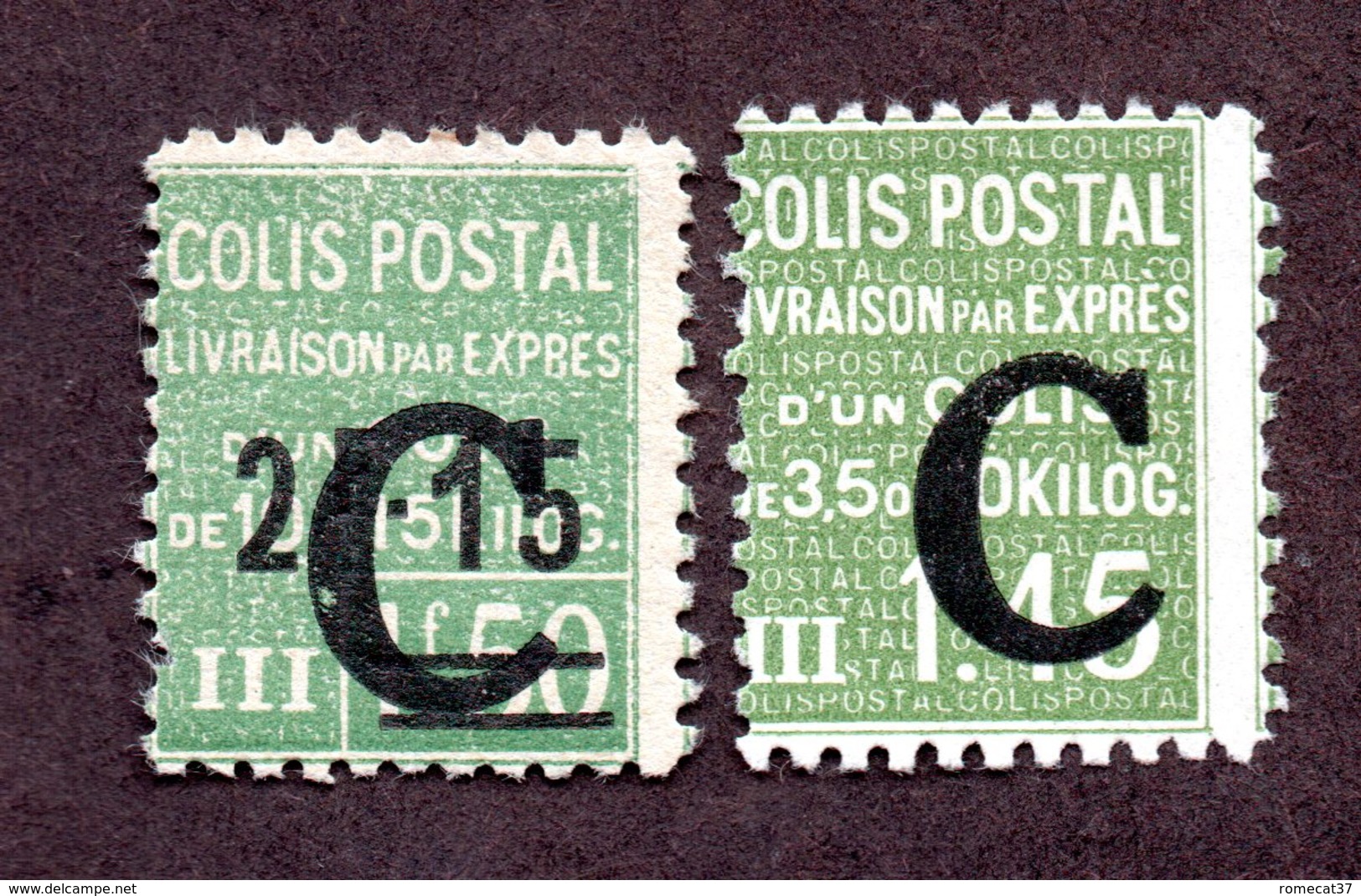 France Colis N°113,114 N* TB Cote 42 Euros !!! - Mint/Hinged