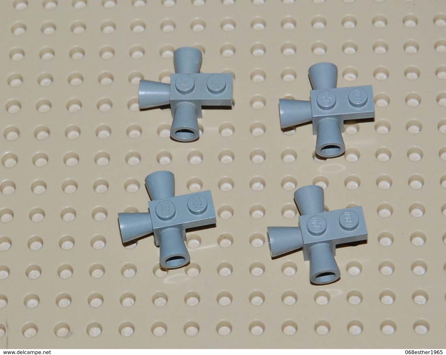 Lego Lot 4x Space Haut Parleur Sirene Fusées Gris Ref 3963 - Lego Technic