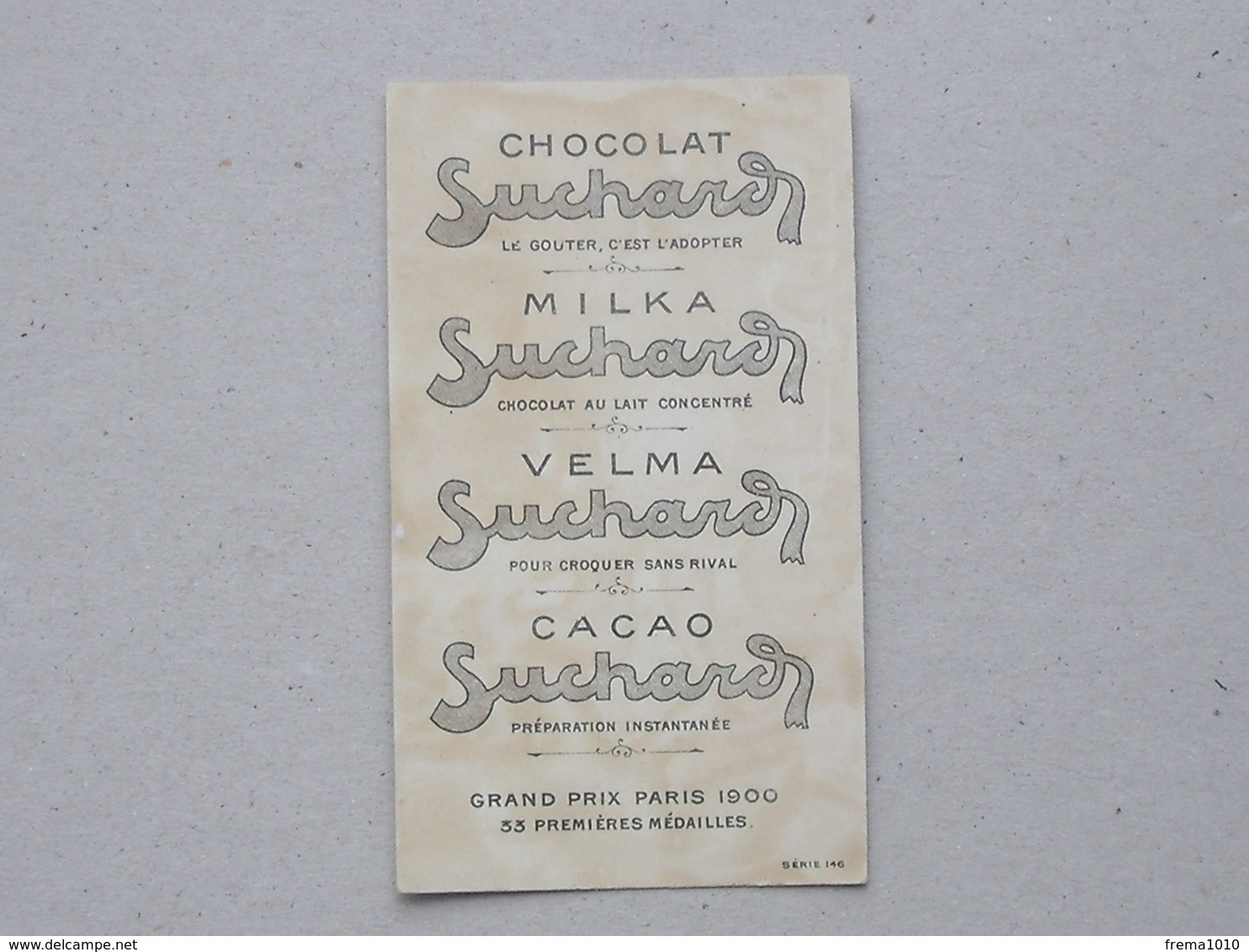 CHROMO Chocolat SUCHARD: "Le Vitrier" CHANSON MILITAIRE Série 146 (N°11) - Partition Musique Militaria Soldat Fanfare - Suchard