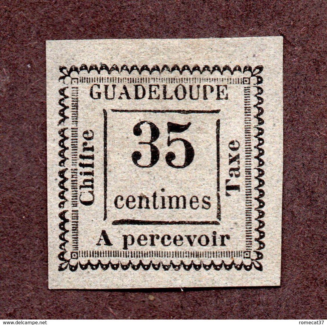 Guadeloupe Taxe N°11 N* T Cote 80 Euros !!! - Timbres-taxe