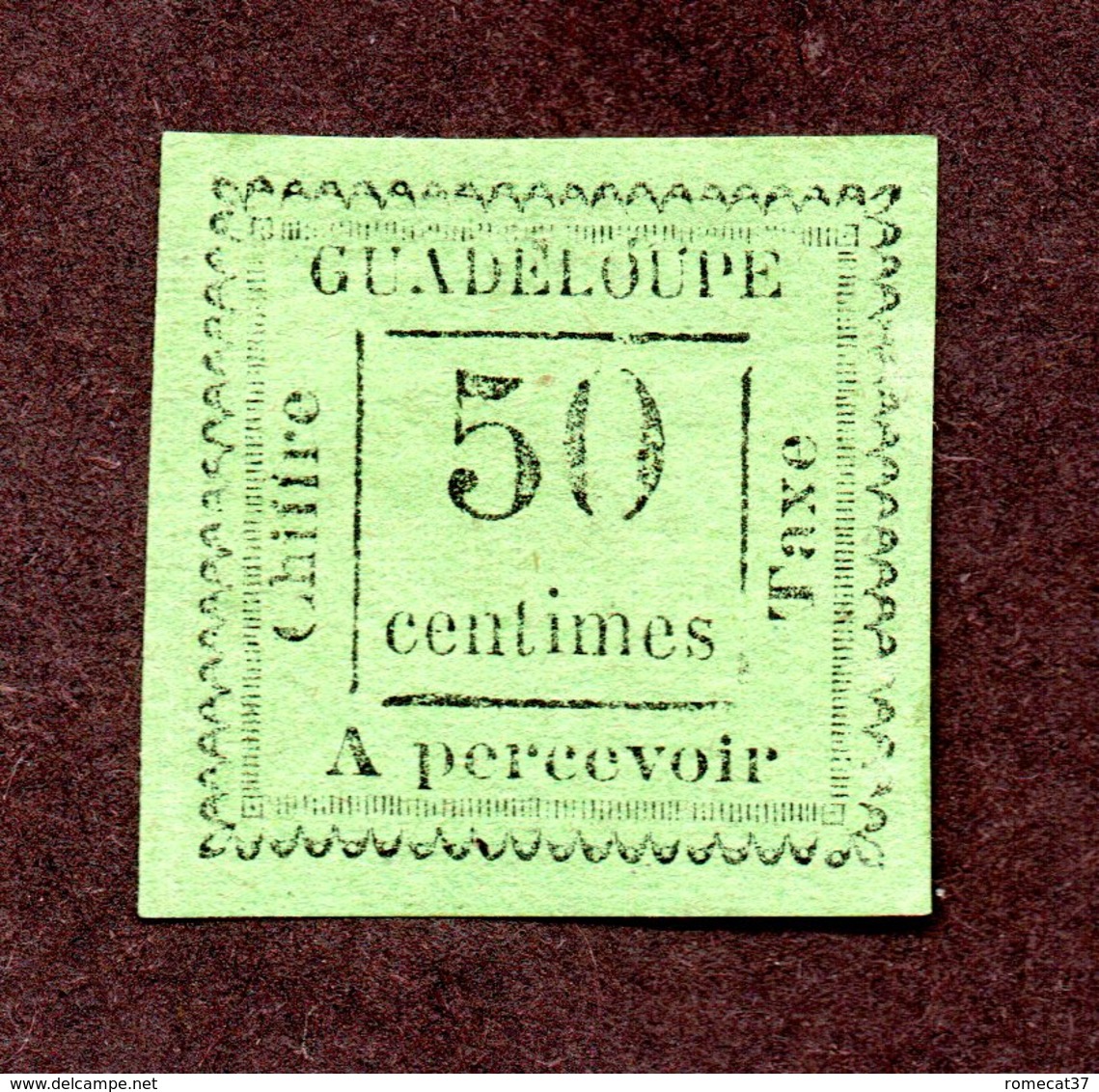 Guadeloupe Taxe N°12 N* TB Cote 40 Euros !!! - Timbres-taxe