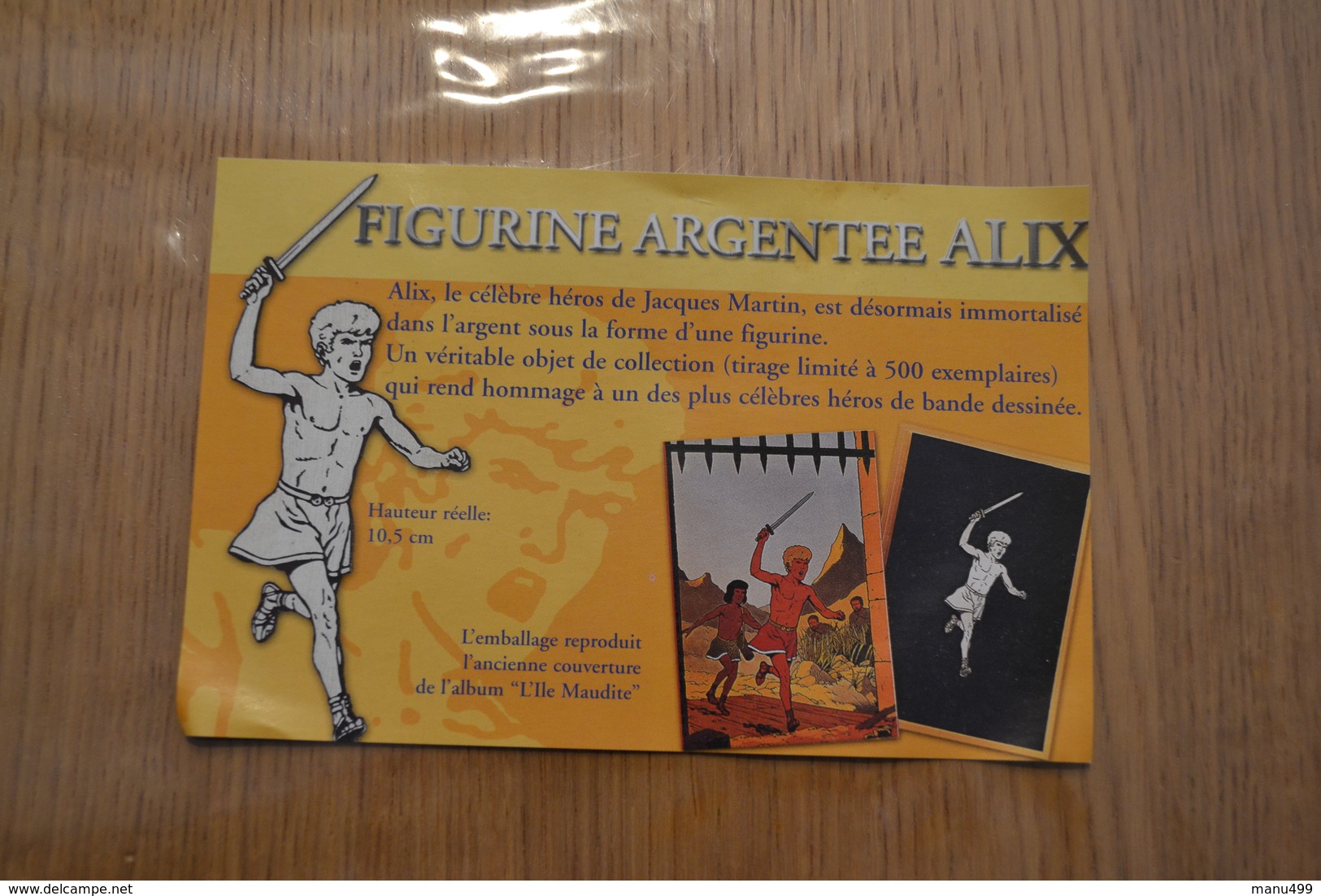 Figurine Argentée Alix Tirage Limité 500 Ex - Statuettes En Métal