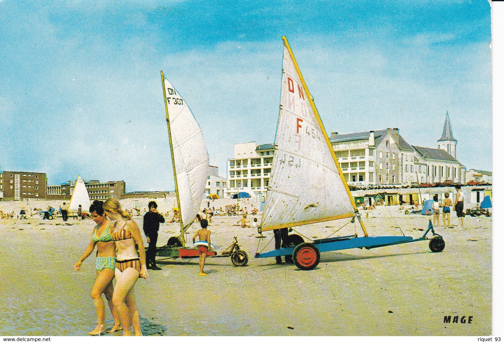 BERCK-PLAGE - Chars à Voile Sur La Plage - Berck