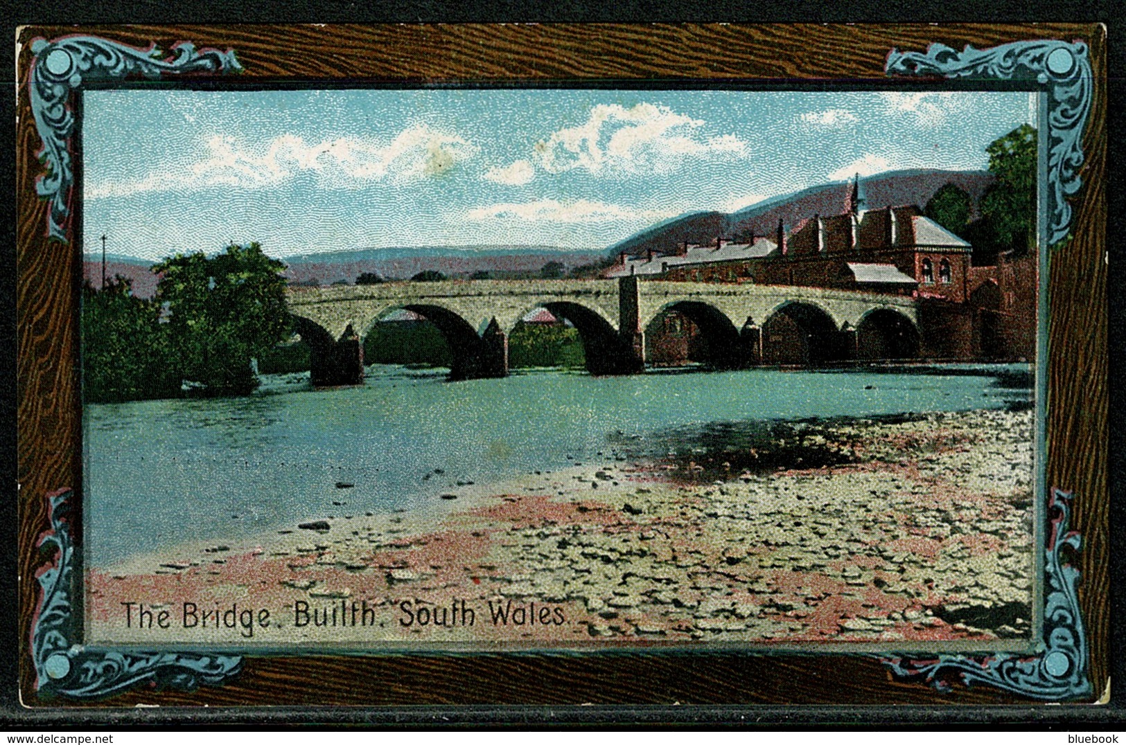 Ref 1299 - Early Postcard - The Bridge Builth Wells - Breconshire Wales - Breconshire