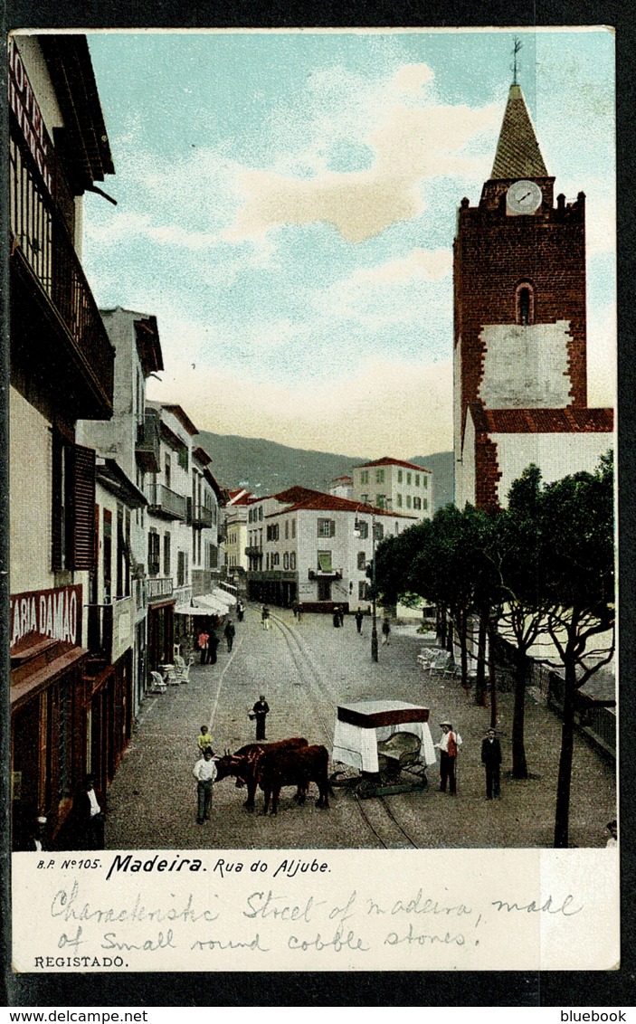 Ref 1299 - Early Postcard - Rua Do Aljube - Madeira Portugal - Madeira