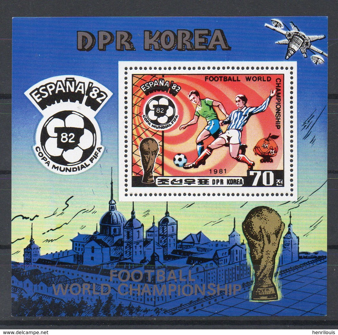 COREE DU NORD  Timbre Neuf De 1981  ( Ref  6498 )  Sport - Football - Korea, North