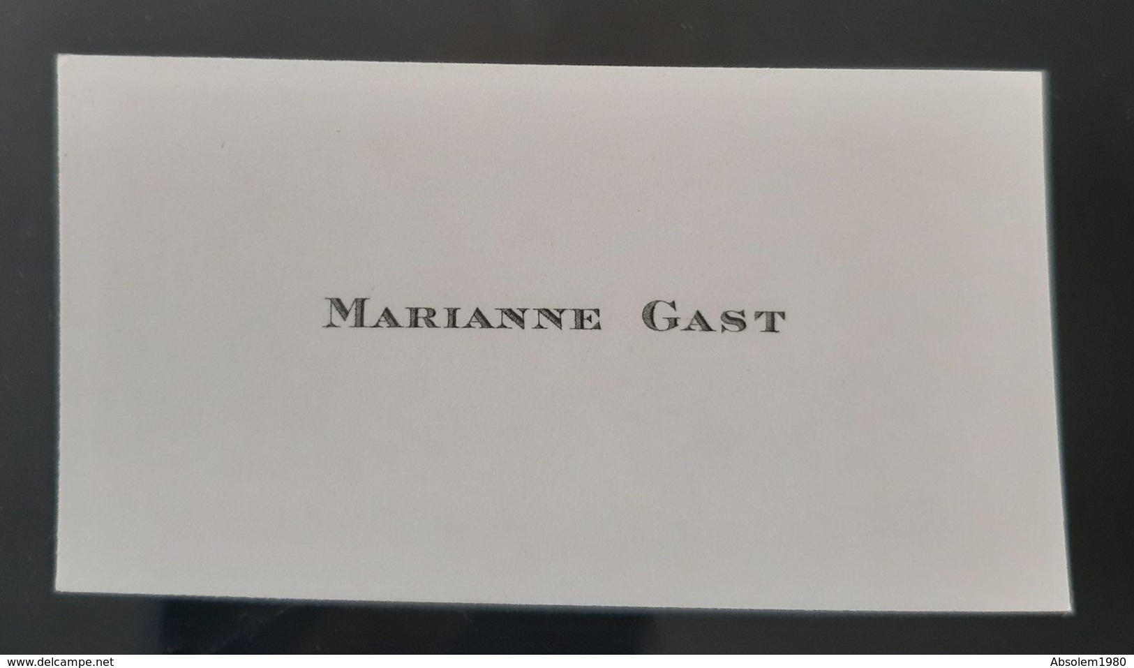 MARIANNE GAST PHOTOGRAPHE ALLEMANDE DEUTSCHER FOTOGRAF GERMAN PHOTOGRAPHER CARTE VISITE ANCIENNE PHOTOGRAPHIE PHOTO - Visiting Cards