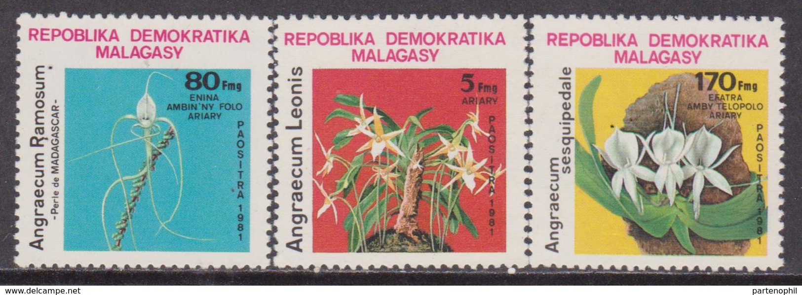 Madagascar 1982 Fiori Flowers Piante Flora Plants Nature MNH - Altri & Non Classificati
