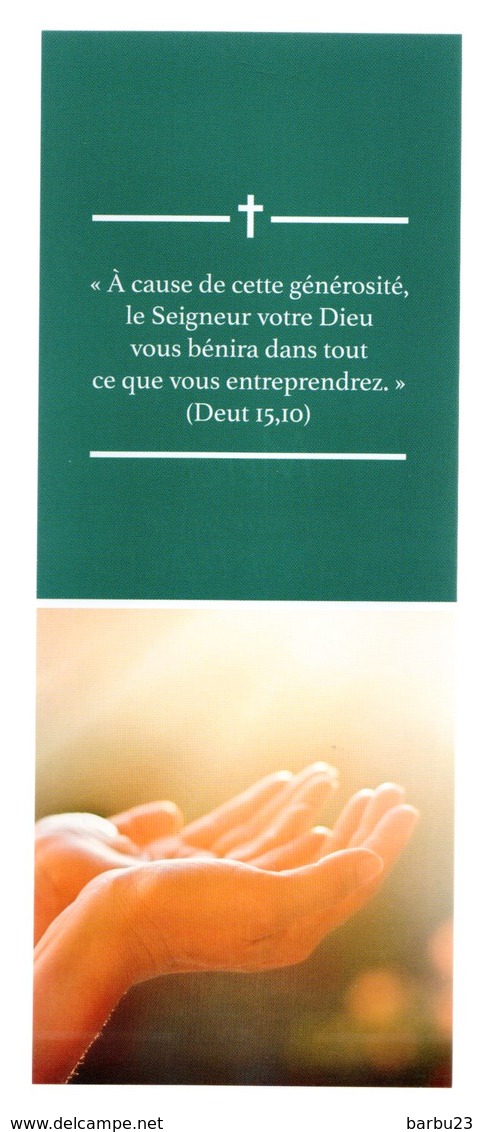 Marque Pages Le Denier De L'eglise  Scan Recto/verso - Marque-Pages