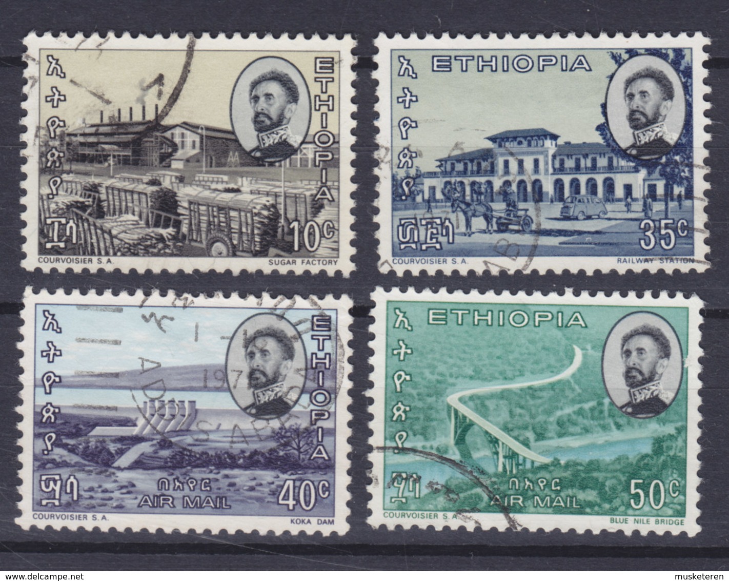 Ethiopia 1965 Mi. 505, 509, 511-12    10c., 35c., 40c., 50c. Fortschritt - Äthiopien