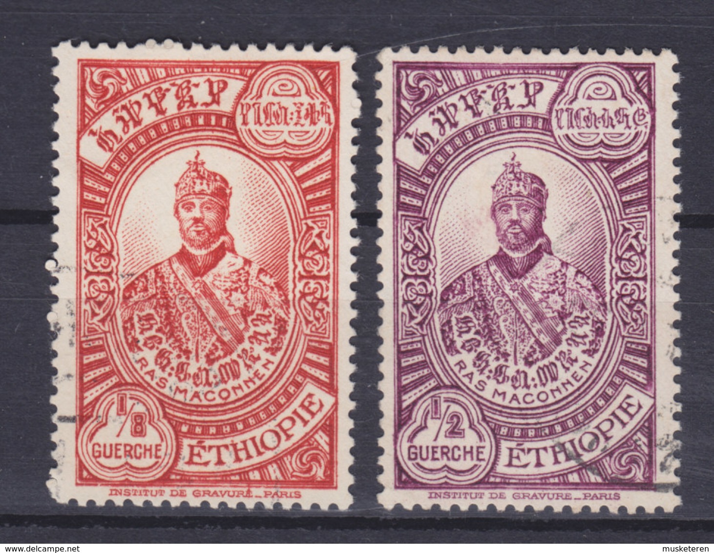 Ethiopia 1931 Mi. 176, 178    Ras Makonnen - Äthiopien