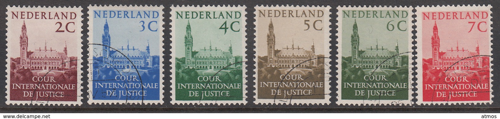 The Netherlands Used NVPH Nr D27/32 From 1951 / Catw 5.20 EUR - Dienstzegels